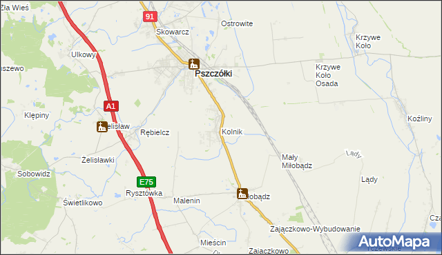 mapa Kolnik, Kolnik na mapie Targeo