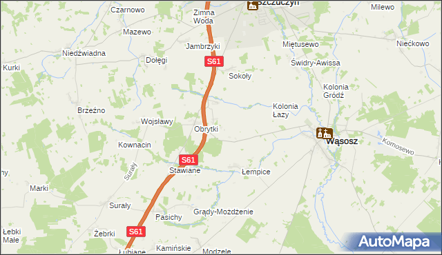 mapa Koniecki-Rostroszewo, Koniecki-Rostroszewo na mapie Targeo