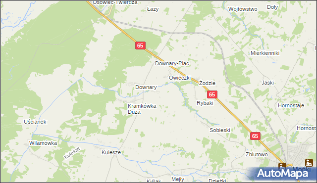 mapa Kramkówka Mała, Kramkówka Mała na mapie Targeo