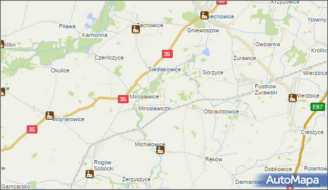 mapa Kryształowice, Kryształowice na mapie Targeo
