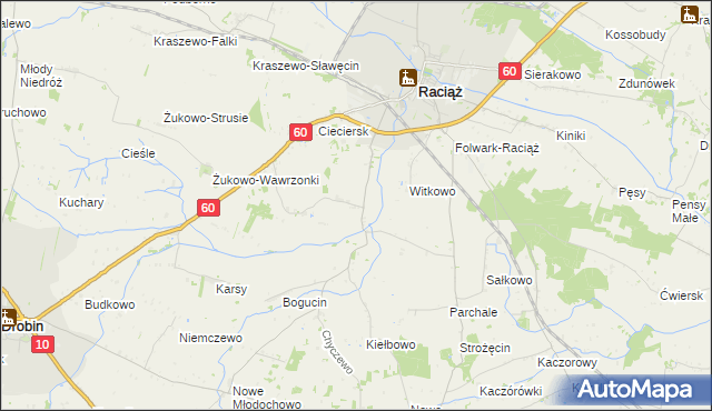 mapa Łempinek, Łempinek na mapie Targeo