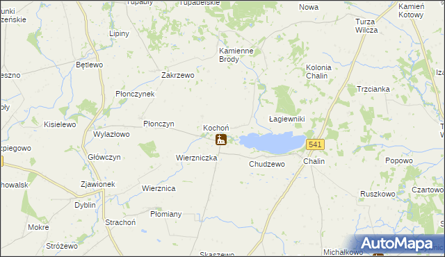 mapa Mokówko, Mokówko na mapie Targeo