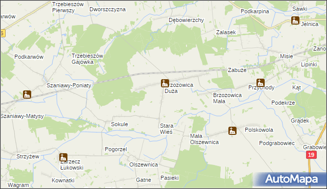 mapa Mościska gmina Kąkolewnica, Mościska gmina Kąkolewnica na mapie Targeo