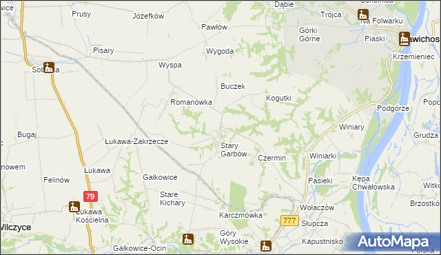 mapa Nowy Garbów, Nowy Garbów na mapie Targeo