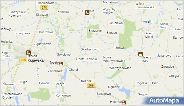 mapa Obałki, Obałki na mapie Targeo