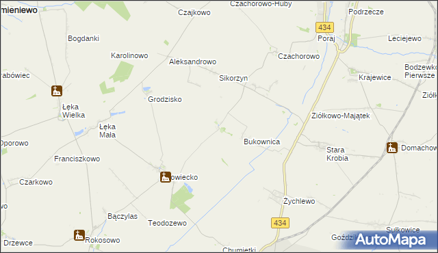 mapa Pijanowice, Pijanowice na mapie Targeo