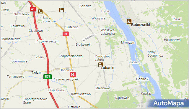 mapa Probostwo Górne, Probostwo Górne na mapie Targeo