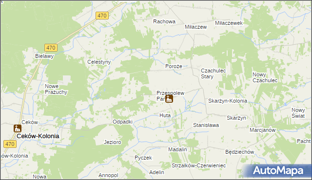 mapa Przespolew Pański, Przespolew Pański na mapie Targeo