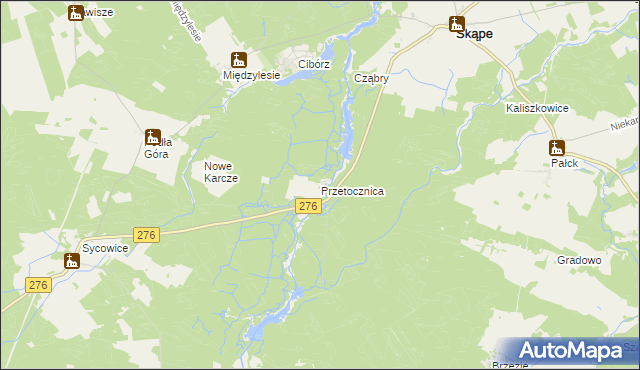 mapa Przetocznica, Przetocznica na mapie Targeo