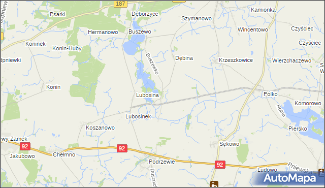 mapa Przystanki, Przystanki na mapie Targeo