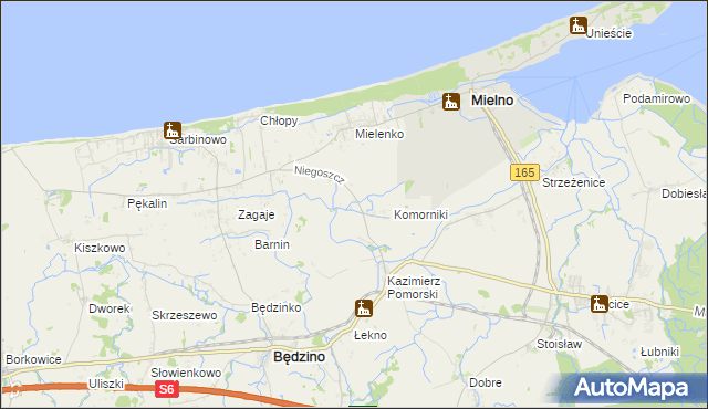 mapa Radzichowo, Radzichowo na mapie Targeo