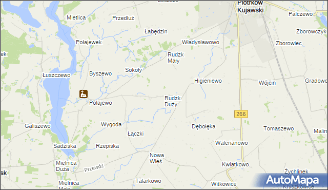 mapa Rudzk Duży, Rudzk Duży na mapie Targeo