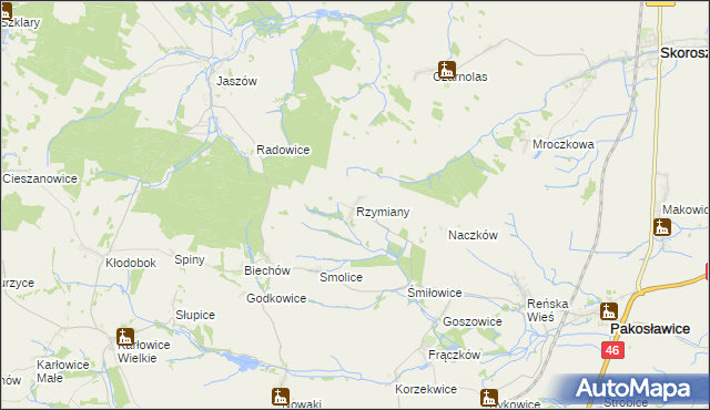 mapa Rzymiany, Rzymiany na mapie Targeo