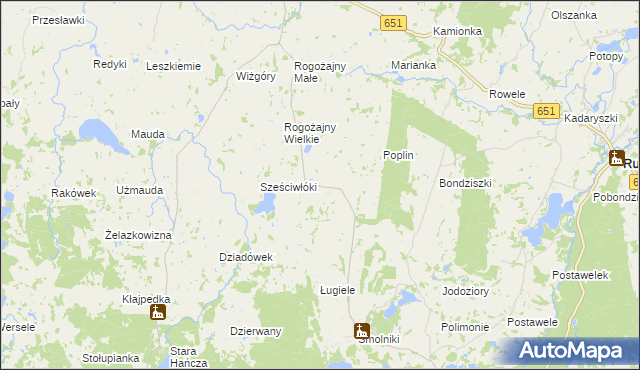 mapa Soliny, Soliny na mapie Targeo