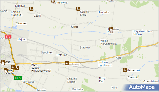 mapa Stabrów, Stabrów na mapie Targeo