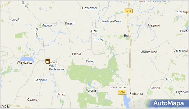 mapa Stanisławki gmina Ryńsk, Stanisławki gmina Ryńsk na mapie Targeo