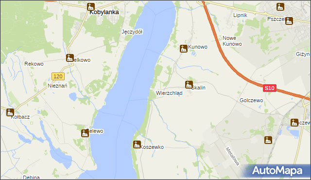mapa Wierzchląd, Wierzchląd na mapie Targeo