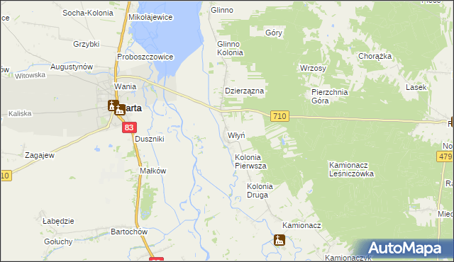 mapa Włyń, Włyń na mapie Targeo
