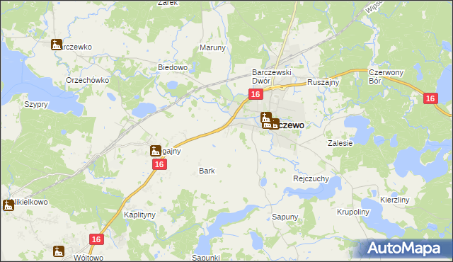 mapa Wrócikowo, Wrócikowo na mapie Targeo