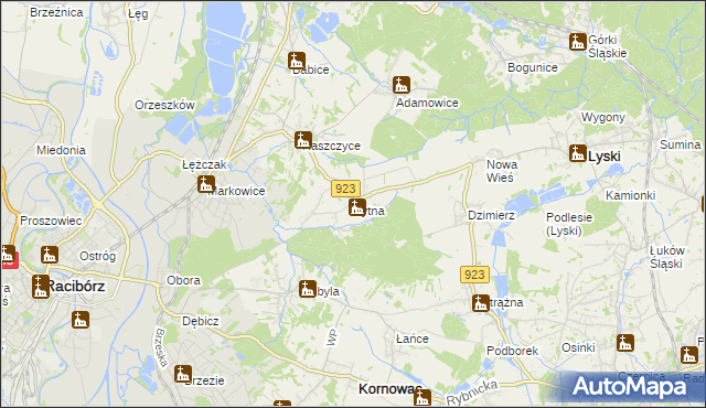 mapa Żytna, Żytna na mapie Targeo