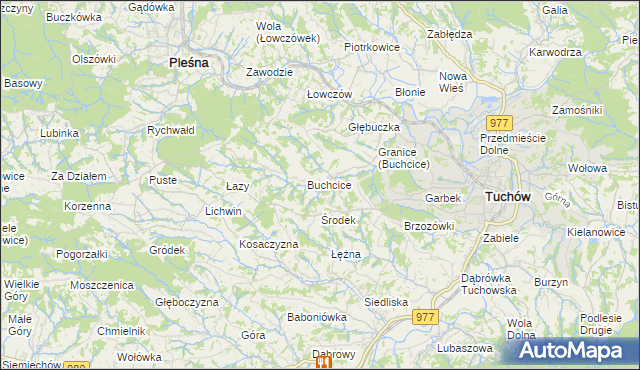 mapa Meszna Opacka, Meszna Opacka na mapie Targeo