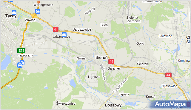Samochody Salon, Serwis w Bieruń Motoryzacja na mapie