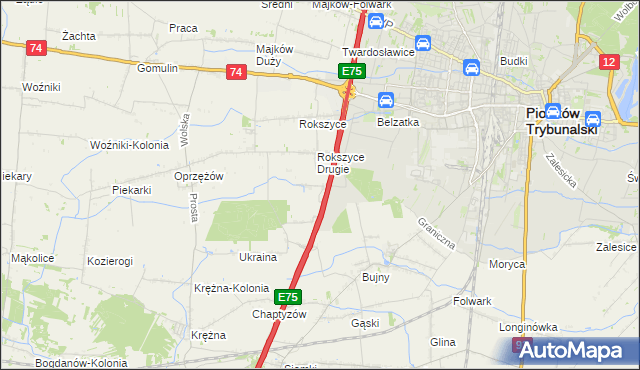 mapa Kargał-Las, Kargał-Las na mapie Targeo
