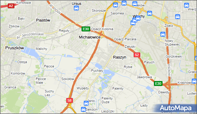 mapa Nowe Grocholice, Nowe Grocholice na mapie Targeo