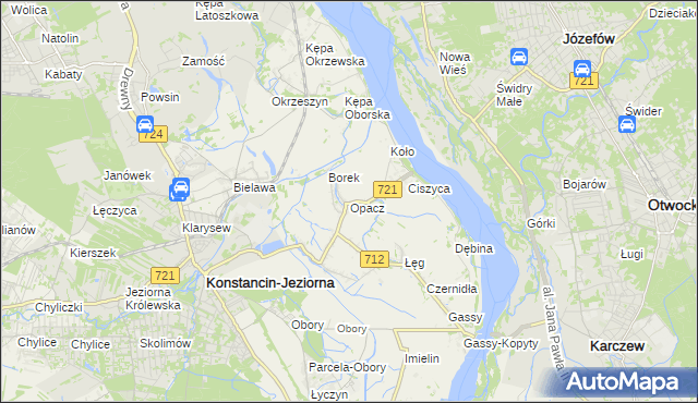 mapa Opacz, Opacz na mapie Targeo
