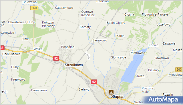 mapa Słomczyce-Huby, Słomczyce-Huby na mapie Targeo