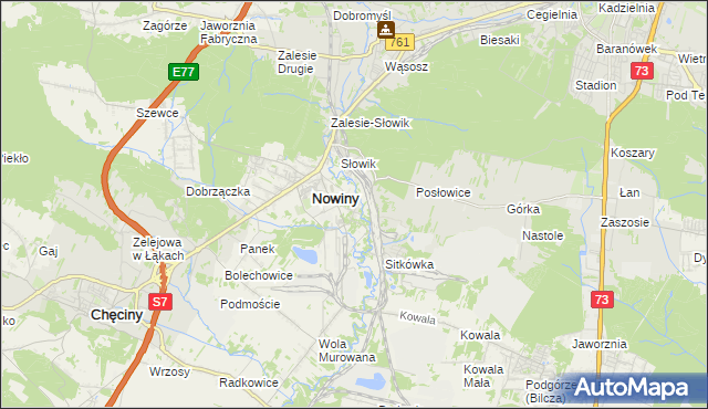 mapa Trzcianki Osada, Trzcianki Osada na mapie Targeo