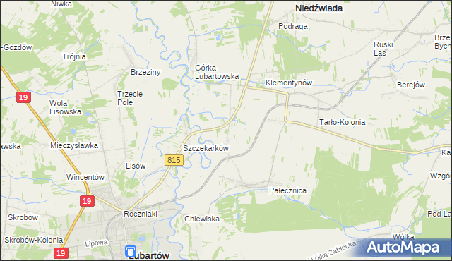 mapa Pałecznica-Kolonia, Pałecznica-Kolonia na mapie Targeo