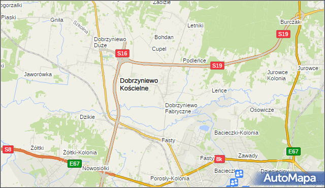mapa Nowe Aleksandrowo, Nowe Aleksandrowo na mapie Targeo
