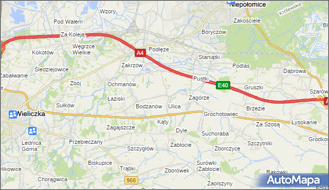 mapa Słomiróg, Słomiróg na mapie Targeo