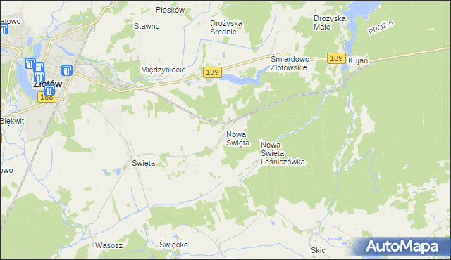 mapa Nowa Święta, Nowa Święta na mapie Targeo