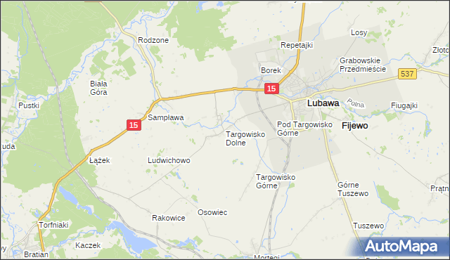 mapa Targowisko Dolne, Targowisko Dolne na mapie Targeo