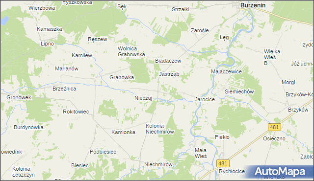 mapa Waszkowskie, Waszkowskie na mapie Targeo
