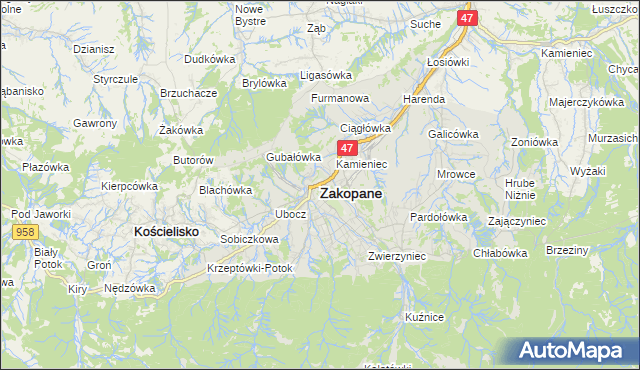 mapa hoteli zakopane Sheraton Hotel W Zakopanem Hotele Na Mapie Targeo mapa hoteli zakopane