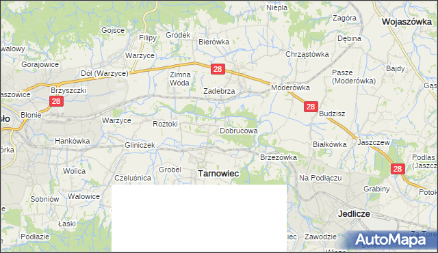 mapa Dobrucowa, Dobrucowa na mapie Targeo