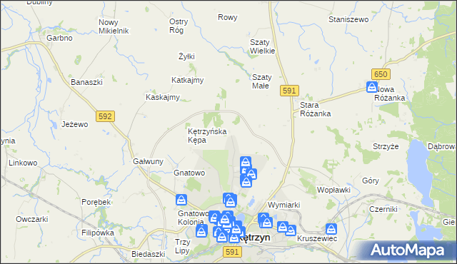 mapa Bałtrucie, Bałtrucie na mapie Targeo