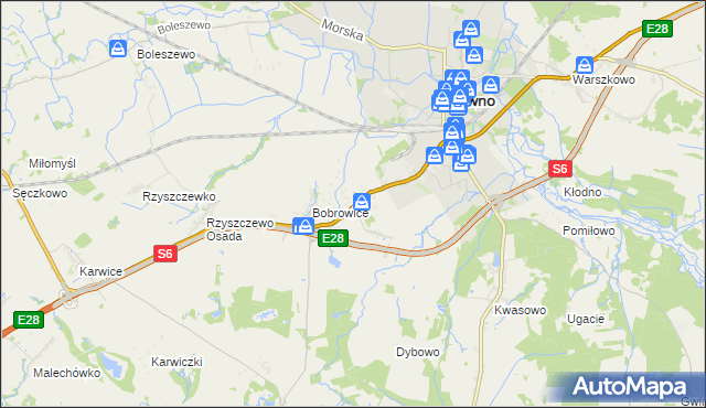 mapa Bobrowiczki, Bobrowiczki na mapie Targeo