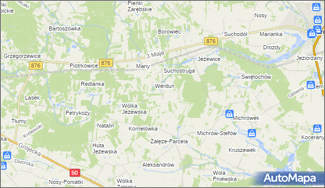 mapa Bystrzanów, Bystrzanów na mapie Targeo