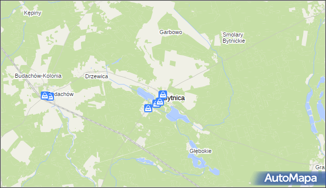 mapa Bytnica, Bytnica na mapie Targeo