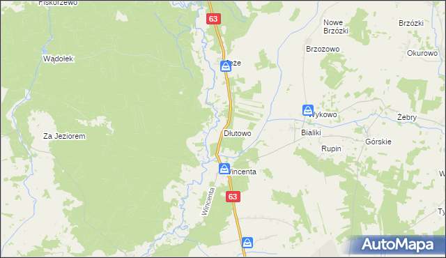 mapa Dłutowo gmina Pisz, Dłutowo gmina Pisz na mapie Targeo