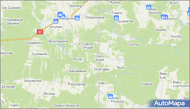 mapa Dobry Widok, Dobry Widok na mapie Targeo