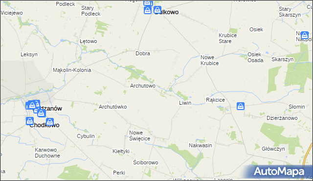 mapa Gromice, Gromice na mapie Targeo