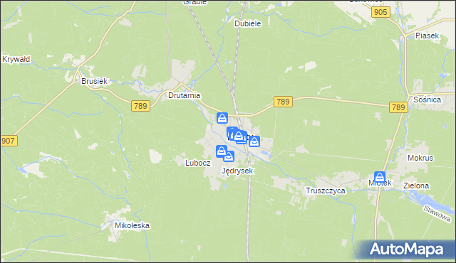 mapa Kalety powiat tarnogórski, Kalety powiat tarnogórski na mapie Targeo