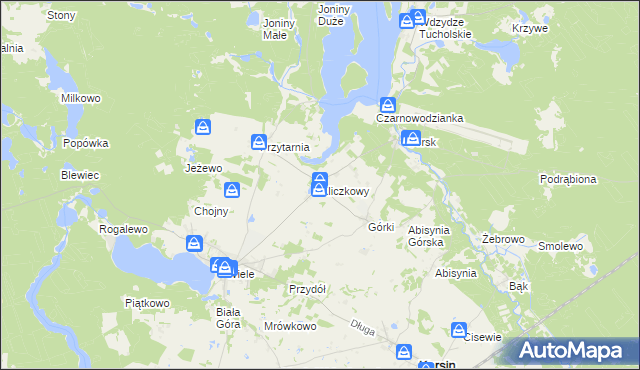 mapa Kliczkowy, Kliczkowy na mapie Targeo