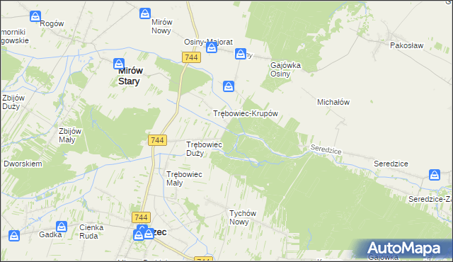 mapa Leśniczówka Niwy, Leśniczówka Niwy na mapie Targeo