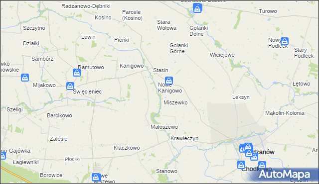 mapa Małoszywka, Małoszywka na mapie Targeo